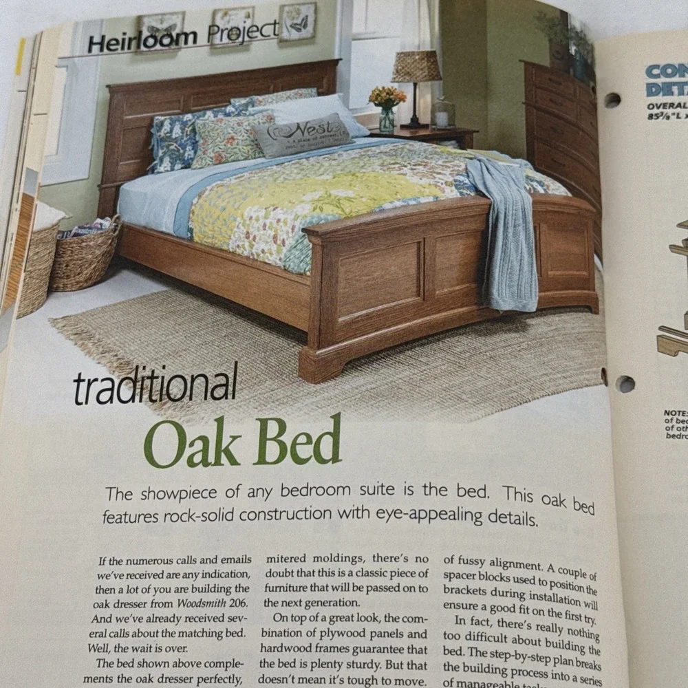 Woodsmith Magazine Box Joints Classic Joint New Ideas Vol. 35/ No. 207